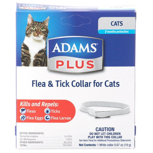 Adams Plus Breakaway Flea & Tick Collar for Cats & Kittens [Flea & Tick Collars for Cat] 1 Pack