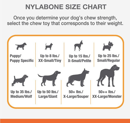 Nylabone Dura Chew Wishbone Original Flavor [Dog Supplies] Regular - 1 count