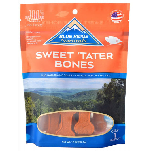 Blue Ridge Naturals Sweet Tater Bones [Dog Supplies] 12 oz