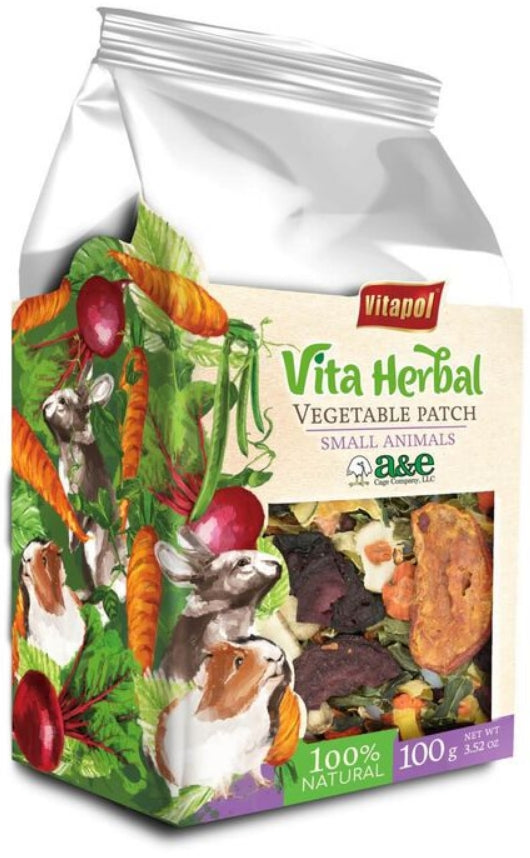 AE Cage Company Vita Herbal Vegetable Patch Mix for Small Animals [Small Pet Supplies for Small Pet] 1 count