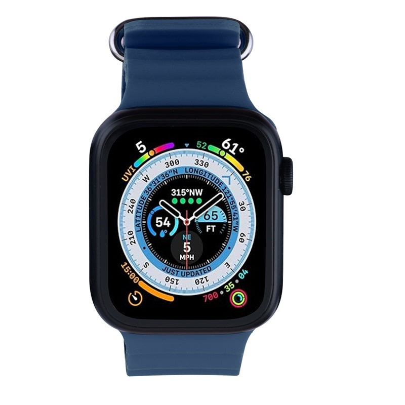 echelon ComfyFit Silicone Strap for Apple Watch Series 9 41mm/Watch Series 10 42mm / Watch SE (2022) 40mm - Dark Blue, Apple Watch Accessories