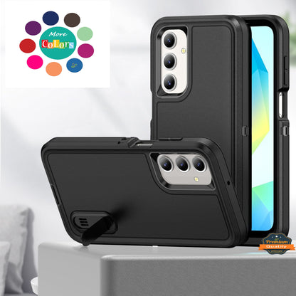 For Samsung Galaxy A16 5G Heavy Duty Armor Case with Kickstand Shockproof Rugged Protective Cover Case Cover