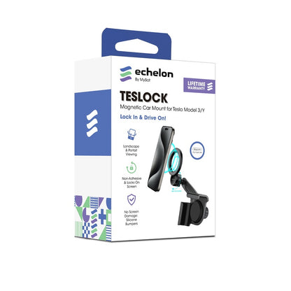 echelon TesLock Magnetic Car Mount for Tesla Model 3/Y - Black, Mounts