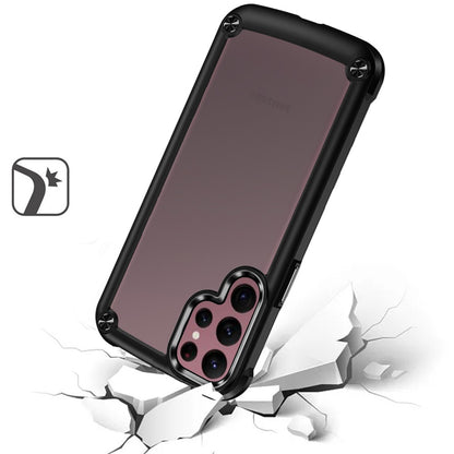 For Apple iPhone 16 (6.1") Hybrid Transparent Rubber with Metal Buttons & Camera Edges Hard TPU Corner Bumper Case Cover