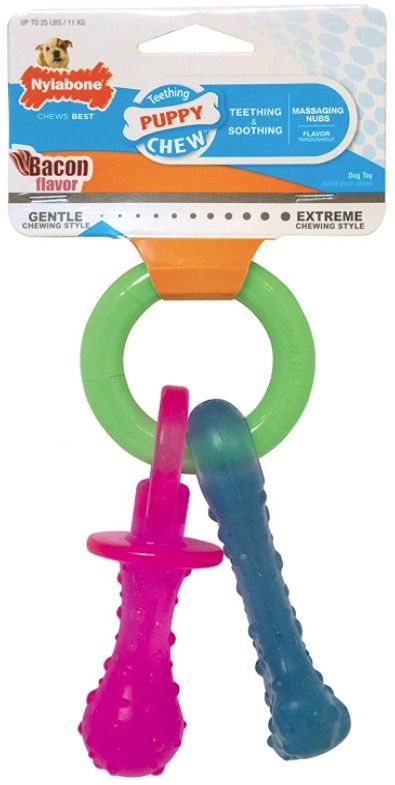 Nylabone Puppy Chew Teething Pacifier [Toys Gumabone] X-Small