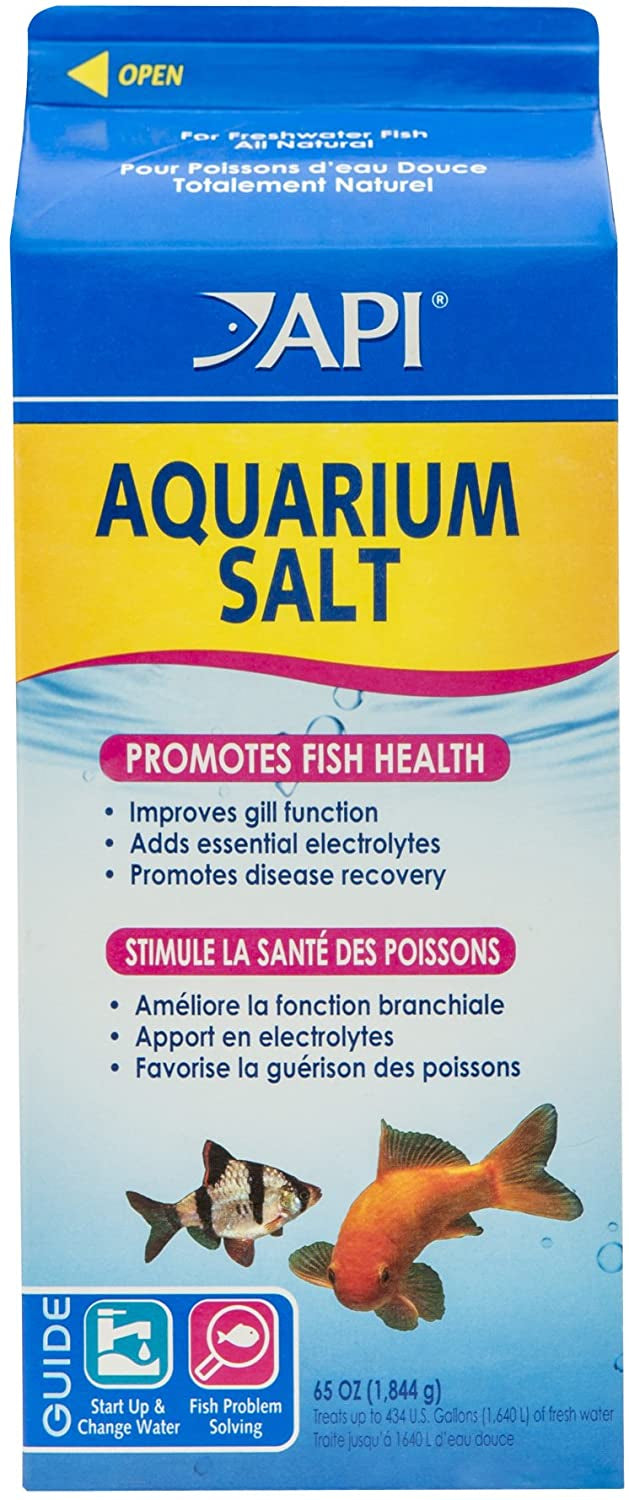 API Aquarium Salt Promotes Fish Health for Freshwater Aquariums [Aquarium Supplies for Aquarium] 65 oz