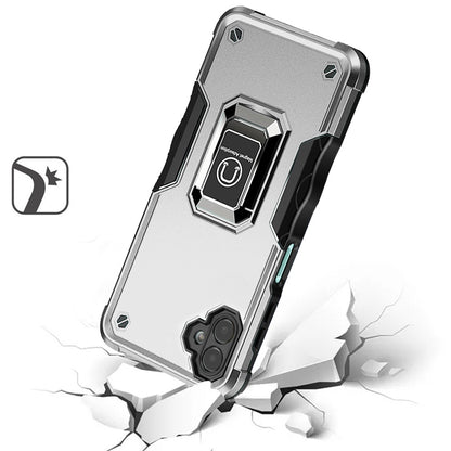 Samsung Galaxy A06 Hybrid Cases with Magnetic Ring Holder Stand Kickstand Heavy Duty Rugged Shockproof