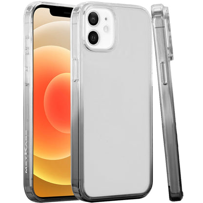 For Apple iPhone 12 / 12 Pro Transparent Two Tone Gradiant Magnetic Space [Compatible with Magsafe] Hybrid Shockproof Protective Case Cover