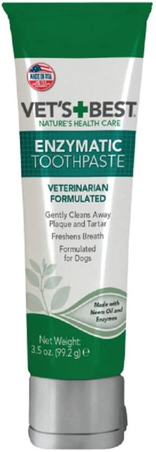 Vets Best Dental Gel Toothpaste for Dogs [Dental & Breath Aids for Dog] 3.5 fl oz