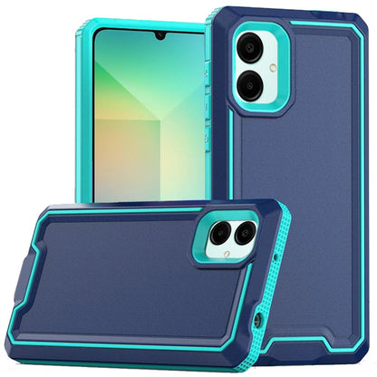 For Samsung Galaxy A06 Tough Modern Fused Hybrid Armor Hard PC + TPU Rubber Shockproof Drop Impact Protection Case Cover