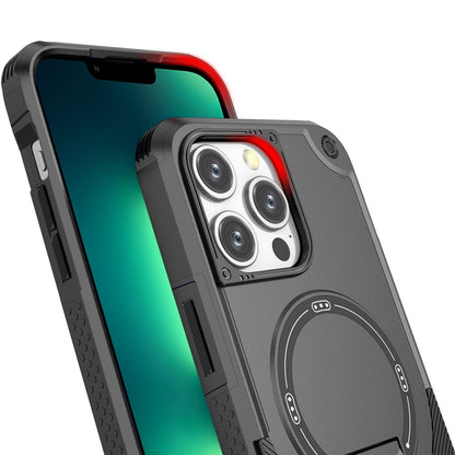 For Apple iPhone 11 (6.1") Case with Invisible Kickstand Compatible with MagSafe, Military-Grade Protection Shockproof Heavy Duty Case Cover