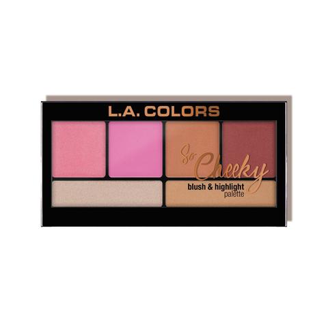 L.A. COLORS So Cheeky Blush & Highlighter [Blusher, FACE, Highlight & Shimmer] Pink & Playful