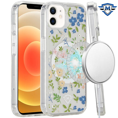 For Apple iPhone 12 / 12 Pro Premium Cute Pattern Design Magnetic Durable Shockproof SlimTPU Hard Back [Compatible with Magsafe] Case Cover