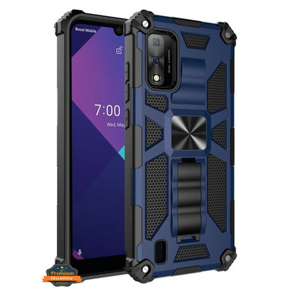 For Samsung Galaxy A16 5G Built in Magnetic Kickstand, Military Hybrid Bumper Heavy Duty Dual Layers Rugged Protective Case Cover