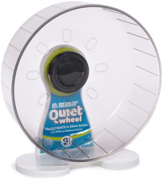 Prevue Quiet Wheel Exercise Wheel for Small Pets [Small Pet Supplies] Large - 1 count