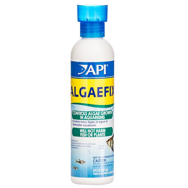 API AlgaeFix for Freshwater Aquariums [Algicides & Algae Removers for Aquarium] 8 oz