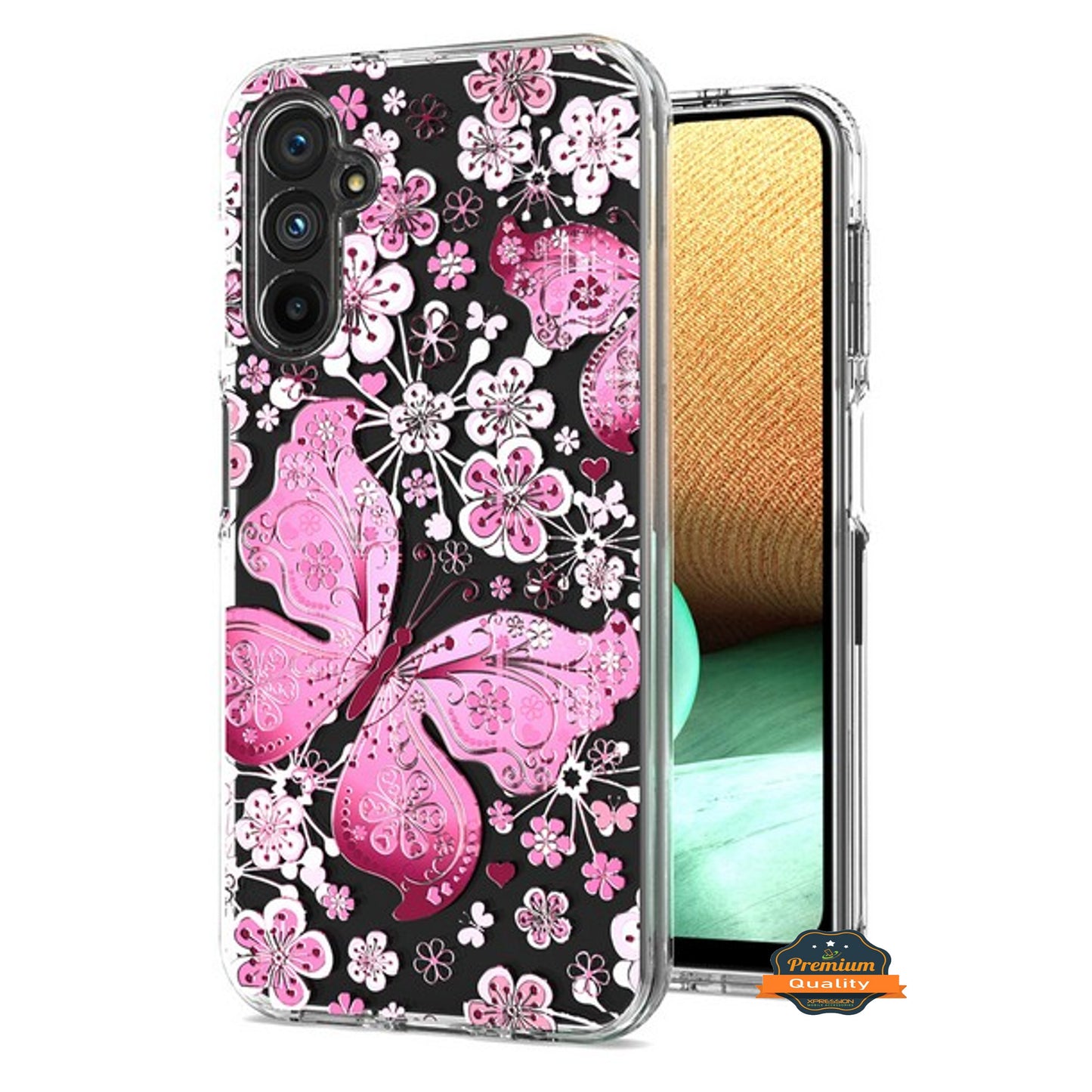 For Samsung Galaxy S24 FE /Fan Edition Hybrid Trendy Image Patterns Design Transparent Hard Back Shockproof TPU Rubber Case Cover