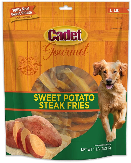 Cadet Gourmet Sweet Potato Steak Fries for Dogs [Dog Supplies] 1 lb