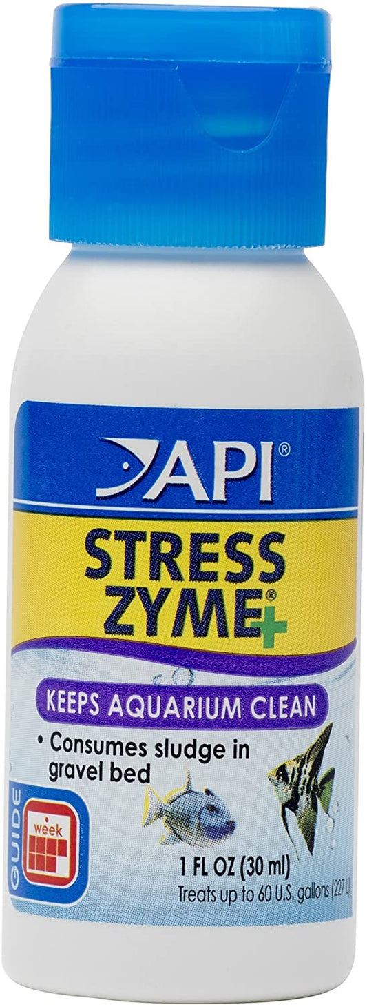 API Stress Zyme Plus Bio Filtration Booster [Aquarium Supplies for Aquarium] 1 oz