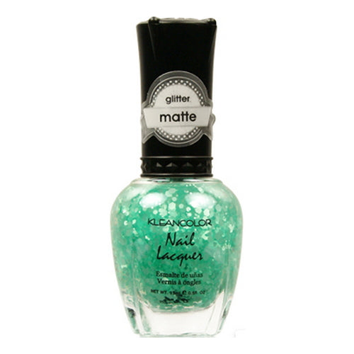 KLEANCOLOR Glitter Matte Nail Lacquer [Nail Polish] On-Off Relationship