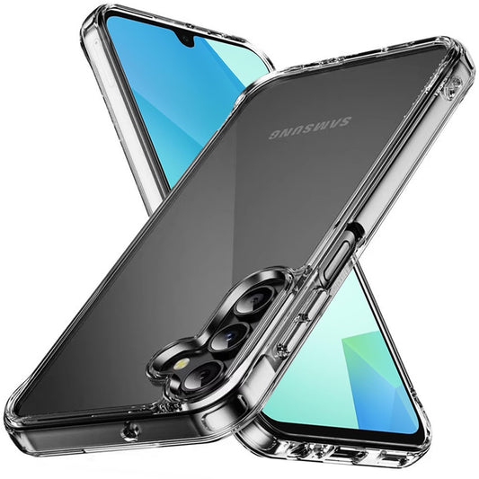 For Samsung Galaxy A16 5G Shockproof Slim Crystal Clear Transparent Cover with Enhanced Drop Protection Case Cover Transparent