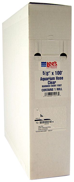 Lees Flexible Clear Aquarium Water Tubing [Aquarium Supplies] 5/8" ID X 100 feet