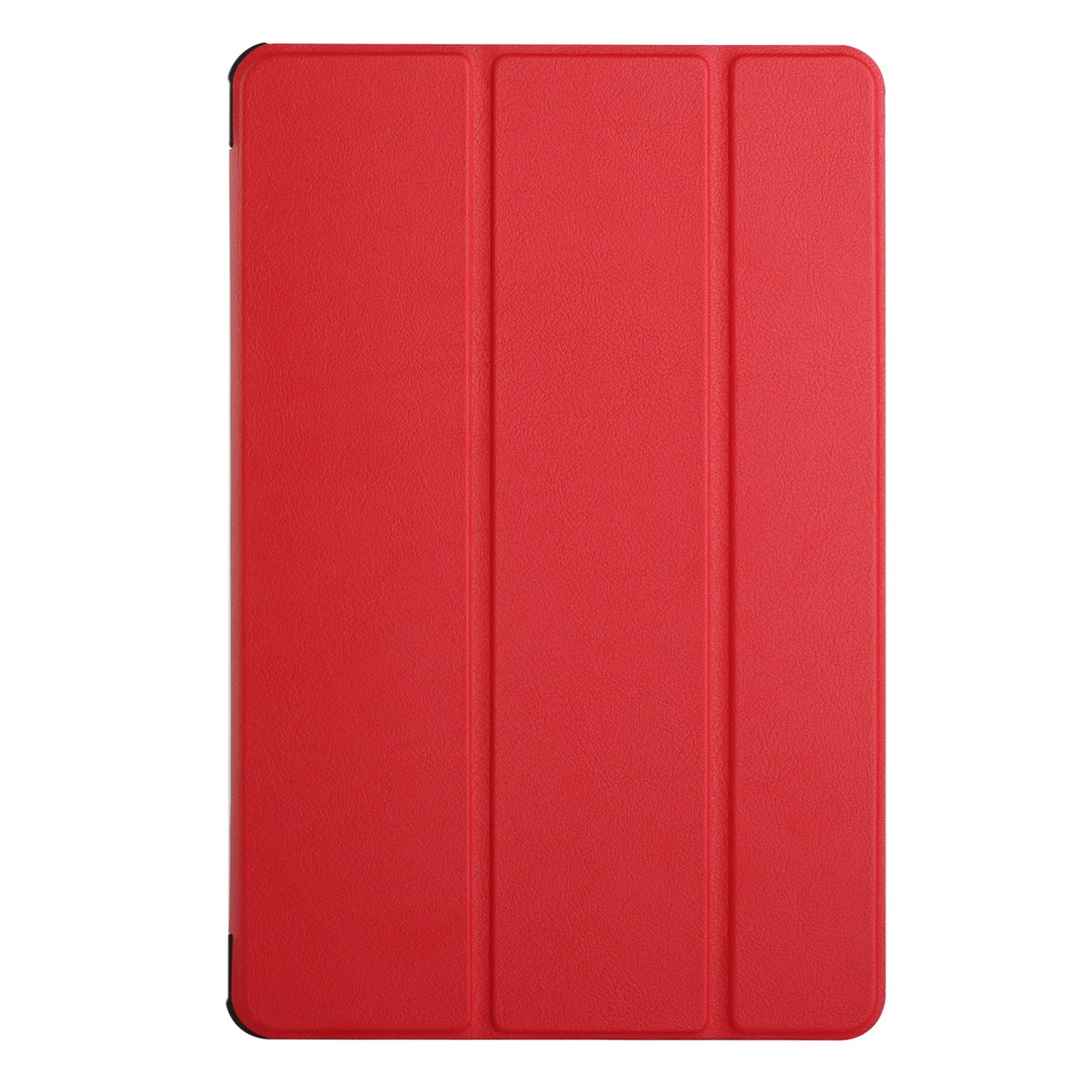 Case for Samsung Galaxy Tab S6 Lite 10.4" Thin Lightweight Trifold Stand Magnetic Closure PU Leather Hard Folio Hybrid Protective Tablet Red Tablet Cover