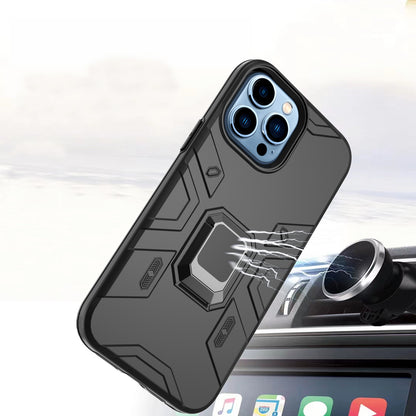 For Apple iPhone 13 Pro Max /6.7" Slim Rugged Shockproof Hybrid with Magnetic Ring Stand Holder  Phone Case Cover