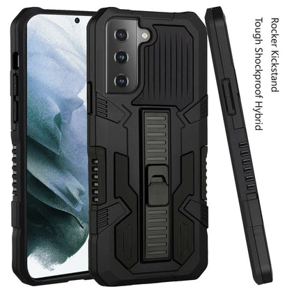 For Samsung Galaxy S21+ Plus Hybrid Rugged [Shockproof] 2in1 Protective with Kickstand Military Grade Hard PC + TPU  Phone Case Cover