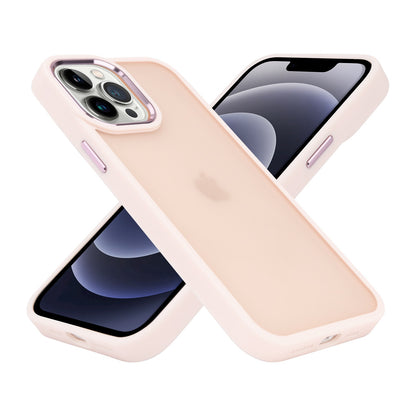 For Apple iPhone 11 (6.1") Slim Fit Hybrid Frosted Polished Oil Thick Acrylic Hard PC TPU Frame  Phone Case Cover