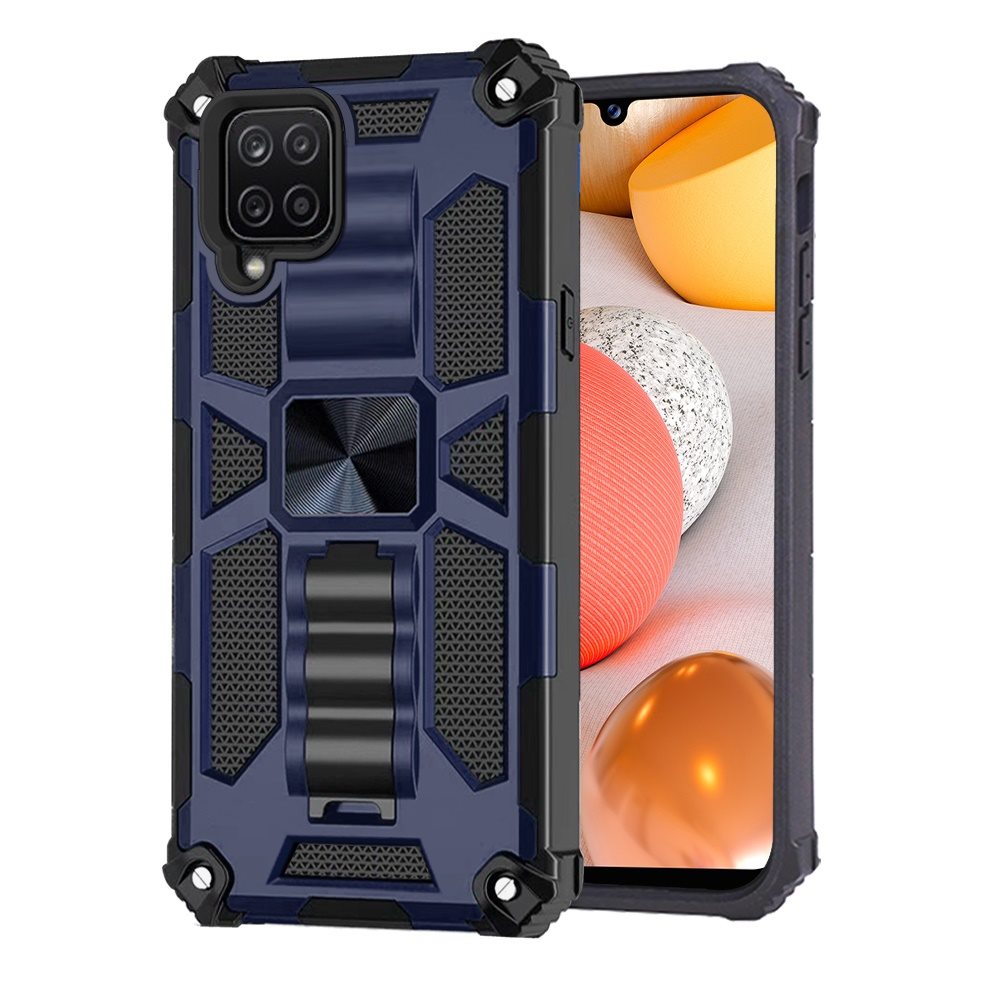 For Samsung Galaxy A42 5G Heavy Duty Stand Hybrid Shockproof [Military Grade] Rugged with Built-in Kickstand Fit Magnetic Mount  Phone Case Cover