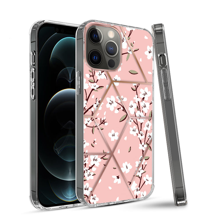 For Samsung Galaxy A53 5G Fashion Art Floral IMD Design Beautiful Flower Pattern Hybrid Protective Hard PC TPU Slim Back  Phone Case Cover