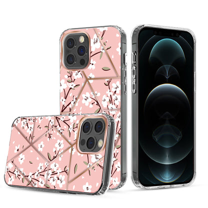 For Samsung Galaxy A53 5G Fashion Art Floral IMD Design Beautiful Flower Pattern Hybrid Protective Hard PC TPU Slim Back  Phone Case Cover