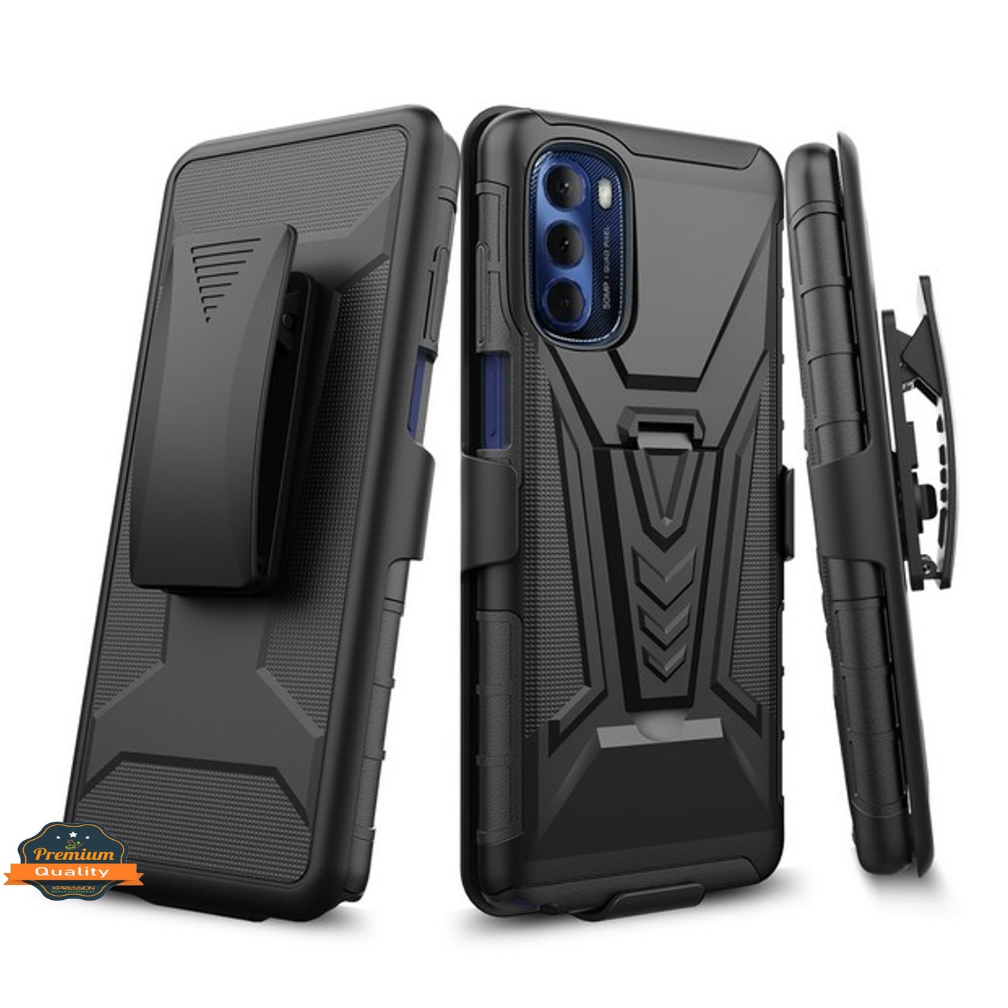 For Samsung Galaxy A03S Hybrid Armor Kickstand with Swivel Belt Clip Holster Heavy Duty 3in1 Defender Shockproof  Phone Case Cover