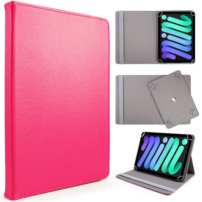 For Universal Tablet Case PU Leather with 360 Degree Rotatable Kickstand and Multiple Viewing Angles Fit 7" - 8" iPad/Android/Tablet PCs  Phone Case Cover