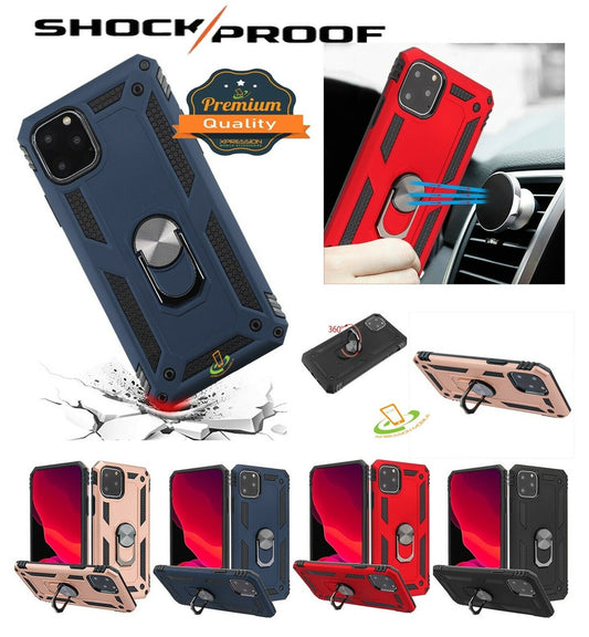 For Samsung Galaxy A71 5G Military Grade Heavy Duty Rugged Dual Layers Full Body Shockproof Hybrid Protection with Ring Kickstand  Phone Case Cover