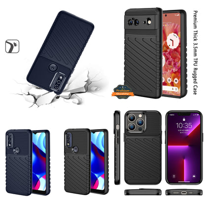 For Motorola Edge 2021 Rugged Hybrid Hard PC Soft Silicone Gel TPU Bumper Shockproof Anti Slip Protective Stylish Slim  Phone Case Cover