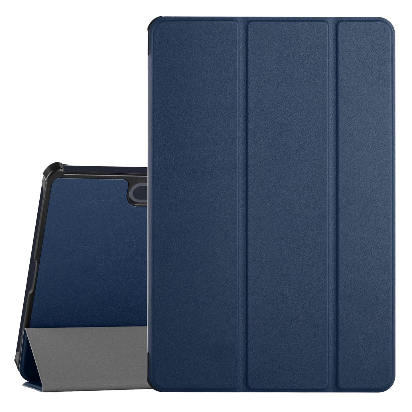 Case for Samsung Galaxy Tab S6 Lite 10.4" Thin Lightweight Trifold Stand Magnetic Closure PU Leather Hard Folio Hybrid Protective Tablet Blue Tablet Cover