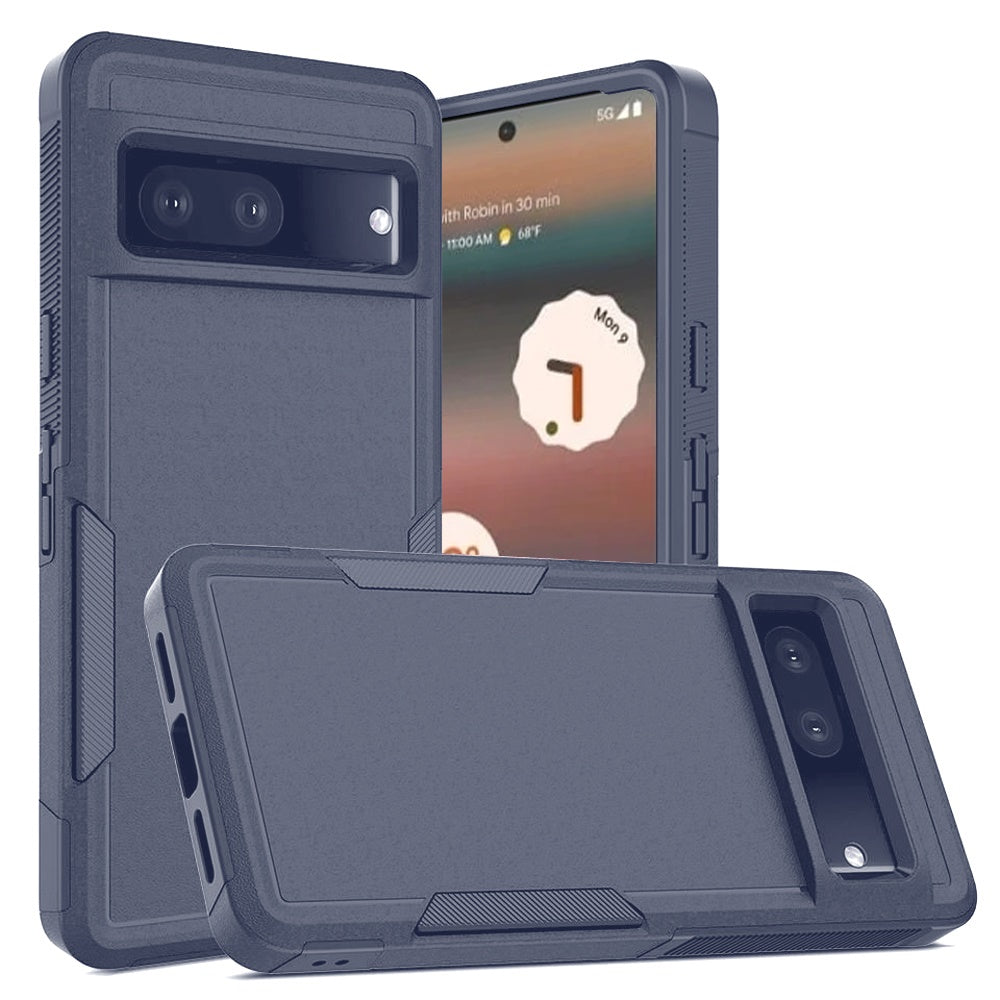 For Google Pixel 6A Hybrid Rugged Hard Shockproof Drop-Proof with 3 Layer Protection, Military Grade Heavy-Duty Armor  Phone Case Cover