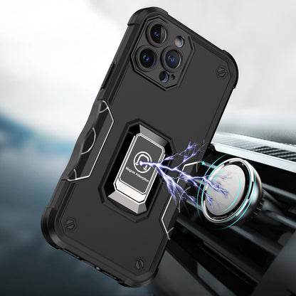 For Samsung Galaxy A53 5G Hybrid with Magnetic Ring Holder Stand Kickstand Heavy Duty Rugged Drop Silicone Shockproof  Phone Case Cover