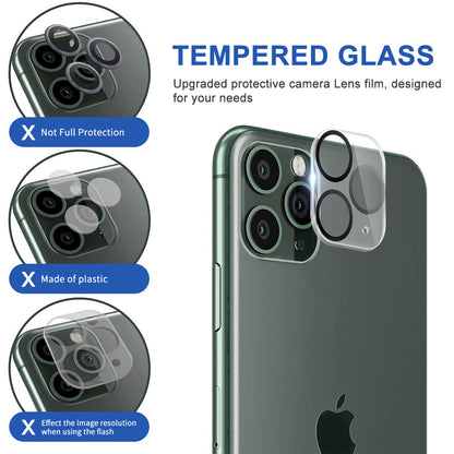 For Apple iPhone 13 /Pro Max Mini Camera Lens Protector Tempered Glass Rear Back Camera Protective Lens Shield Anti-Glare, Case Friendly  Screen Protector