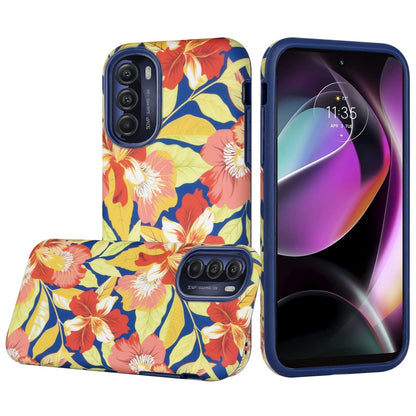 For Samsung Galaxy A13 5G Bliss Floral Stylish Design Hybrid Rubber TPU Hard PC Shockproof Armor Rugged Slim  Phone Case Cover