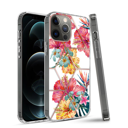 For Motorola Moto G Power 2022 Fashion Art Floral IMD Design Beautiful Flower Pattern Hybrid Hard PC TPU Slim Hard Back  Phone Case Cover