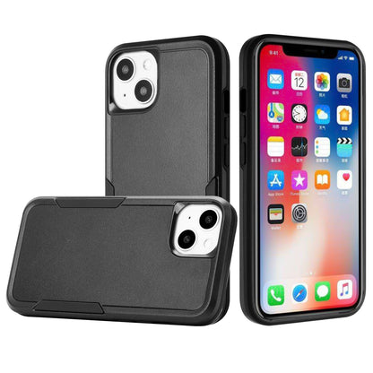 For Apple iPhone 11 (6.1") Hybrid Rugged Hard Shockproof Drop-Proof with 3 Layer Protection, Military Grade Heavy-Duty Black Phone Case Cover