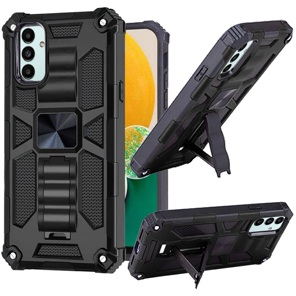 For Samsung Galaxy A13 4G Heavy Duty Stand Hybrid Shockproof [Military Grade] Rugged Protective with Built-in Kickstand  Phone Case Cover