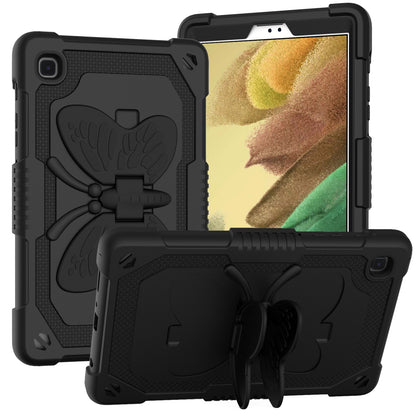 Case for Apple iPad Air 4 / iPad Air 5 / iPad Pro (11 inch) Butterfly Wings Kickstand 3in1 Tough Hybrid with Pencil Holder Heavy Duty Rugged Shockproof Full Protective Black Tablet Cover