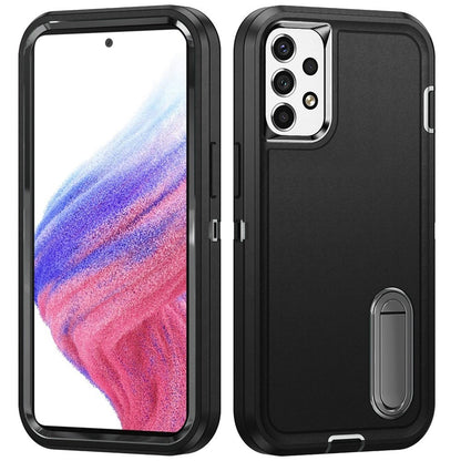 For Samsung Galaxy A53 5G Hybrid 3 Layers 3in1 Hard PC Shockproof with Kickstand Heavy Duty TPU Rubber Anti-Drop  Phone Case Cover