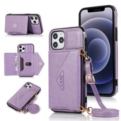 For Samsung Galaxy A02s Wallet Case Credit Card ID Money Holder Lanyard Detachable Neck Strap Protective Flip Slim PU Leather  Phone Case Cover