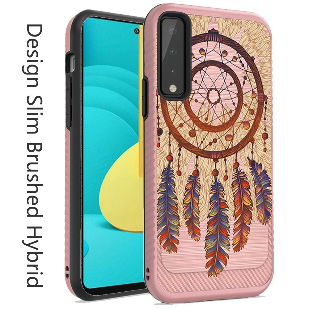 For Apple iPhone 13 Pro Max (6.7") Cute Design Printed Pattern Fashion Brushed Texture Shockproof Dual Layer Hybrid Slim Protective Had PC + TPU Rubber  Phone Case Cover