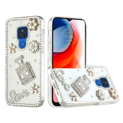 For Samsung Galaxy S21 Ultra Bling Clear Crystal 3D Full Diamonds Luxury Sparkle Rhinestone Hybrid Protective Perfume Hearts Flower Phone Case Cover